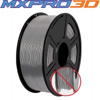 Filamento Profissional PLA MXPRO3D 850 1Kg - Cinzento